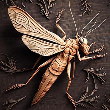 3D модель Ichneumon melanosomops (STL)